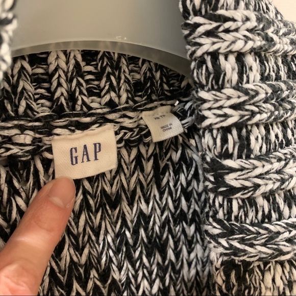 GAP Chunky Knit Open Cardigan, XS - Picture 5 of 6